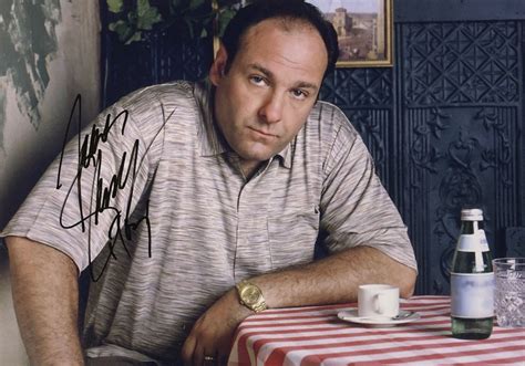 Sopranos Photo James Gandolfini Autographed Signed