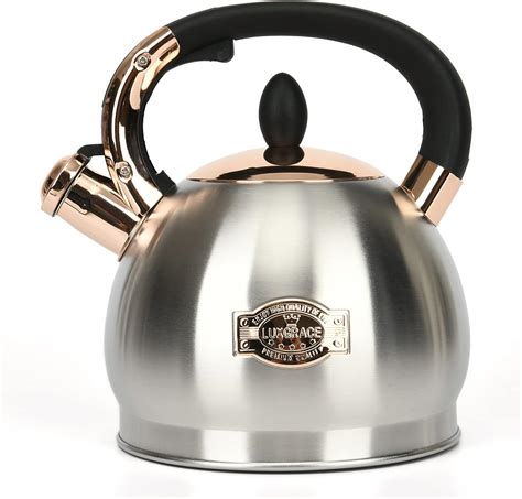Luxgrace L Stainless Steel Tea Kettle Whistling Kettle With