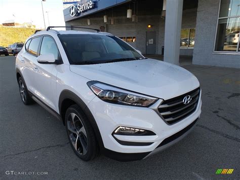 Tucson pushes the boundaries of the segment with dynamic design and advanced features. 2017 Dazzling White Hyundai Tucson Sport AWD #116993031 ...