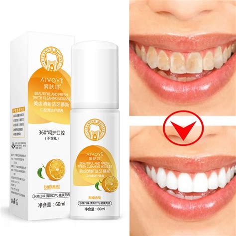 2018 Hot Sale Teeth Whitening Foam Toothpast Oral Care Remove Stain