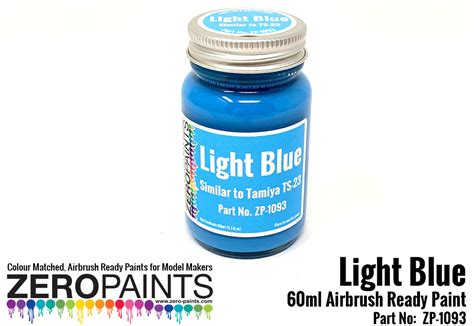Light Blue Paint Similar To Ts23 60ml Zp 1093 Zero Paints