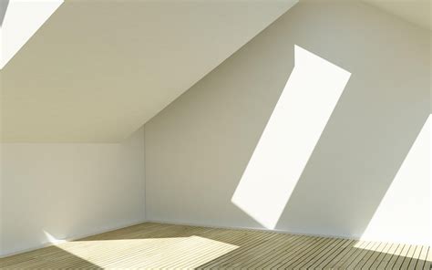 This one features a minimalistic bedroom. Empty Attic 1