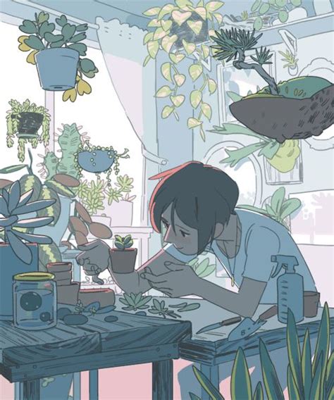 Plants Anime Kunst Art Anime Manga Anime Art And Illustration