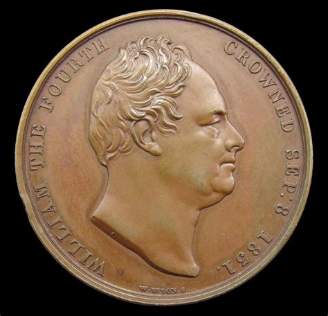 1831 Coronation Of William Iv Official Bronze Medal By Wyon Coopers