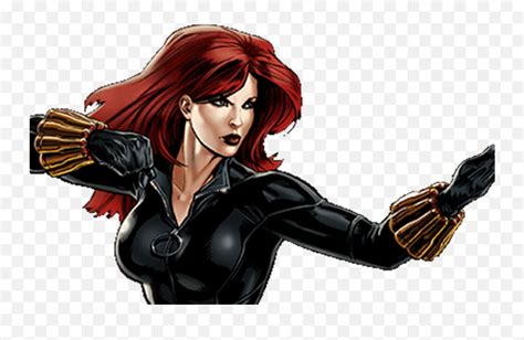 Avengers Alliance Black Widow Avengers Cartoon Characters Pngblack