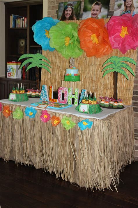 Luau Hawaiian Birthday Party Ideas Photo 6 Of 20 Catch My Party