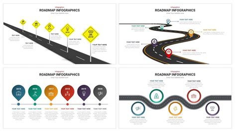 Creative Roadmap Infographic Template
