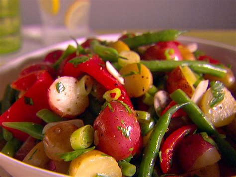 Warm Vegetable Salad : Everyday Italian : Food Network | Warm vegetable salad, Warm vegetable 