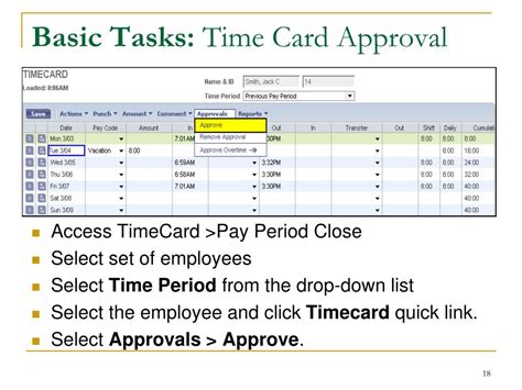 Convenient access to pto requests, vacation balances and schedules, time card approvals and pay adjustments are included. PPT - Managing Attendance with Kronos PowerPoint ...