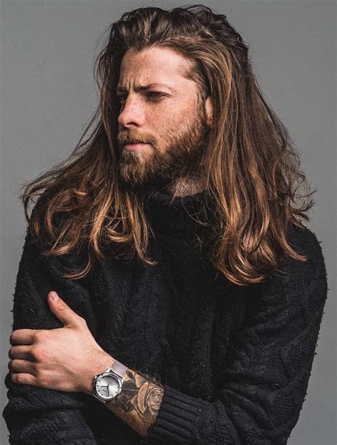 Layered Haircuts For Men With Long Hair If The Hair Is Left Too Heavy