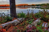 Newburyport MA Maudslay State Park Fall Foliage Sunrise Merrimack River ...