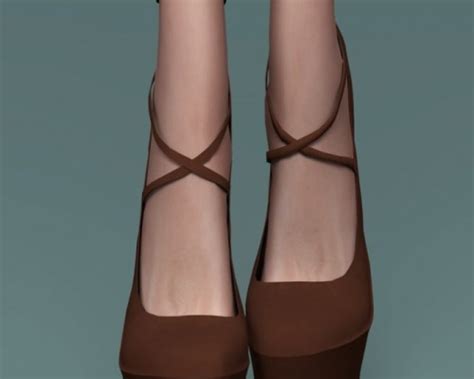 Valentine Heels Sims 4 Female Shoes