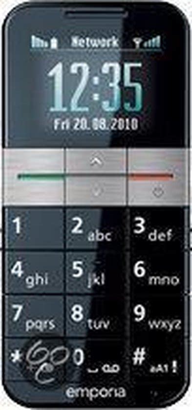 Emporia Elegance Zwart T Mobile Prepaid Telefoon