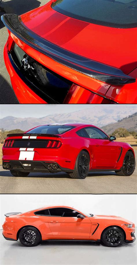 Bestauto Carbon Fiber Rear Spoiler Wing For 2015 2020 Ford Mustang S550