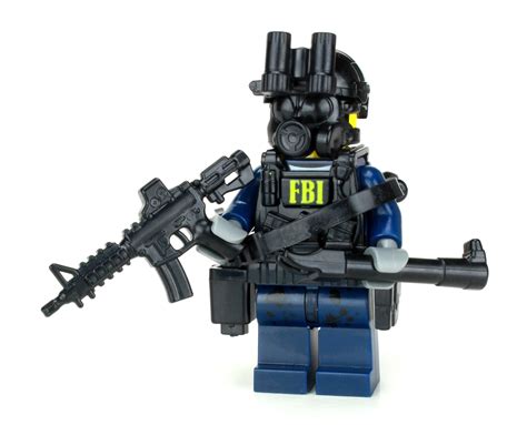 Fbi Swat Critical Incident Response Cirg Officer Made With Real LegoÂ