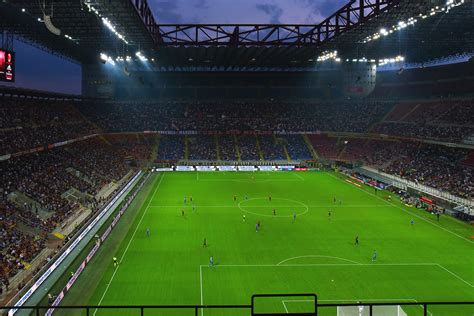 San Siro Stadium In Milan Royalty Free Stock Photo