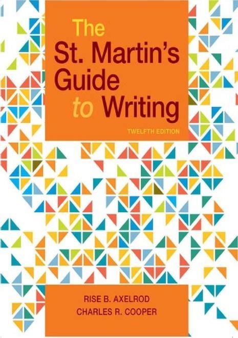 We did not find results for: PDF | The St. Martin's Guide to Writing (12th Edition) | Ebook writing, Textbooks for sale ...