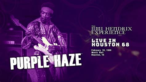 Purple Haze™ 1968 02 18 Live In Houston 68 Youtube