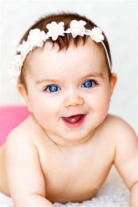 Bébé Fille Ruban De Fleur · Photo Gratuite Sur Pixabay