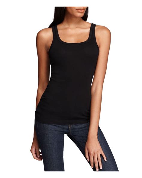 Splendid Black 1x1 Ribbed Tank Ribs Tank Tops Black