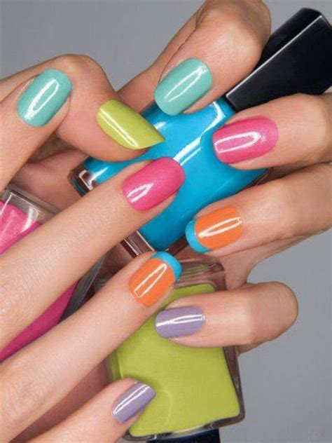 Summer Different Colors Nails Homyfash