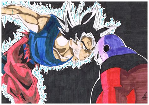 Dragonball Super Ultra Instinct Goku Vs Jiren By B Operationz On