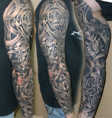 Fire flame and celtic tattoo. 50 Great Celtic Tattoos For Full Sleeve