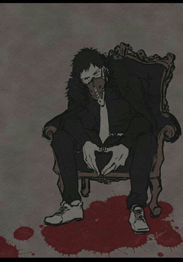 A Drawing Of A Man Sitting On A Chair With Blood All Over The Floor