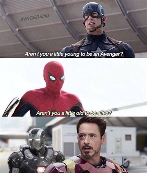 Captain America And Iron Man Are In The Same Place One Is Saying That