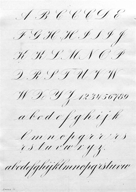 Engrossers Script Copperplate Calligraphy Learn Calligraphy