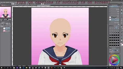 How I Make My Yandere Simulator Portraits Basically Cleaning The Face