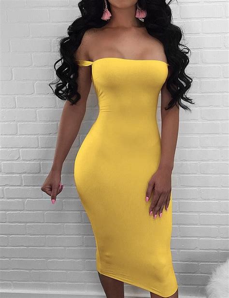 Off Shoulder Lace Up Bodycon Dress Sheshow Bodycon Dress Lace Up