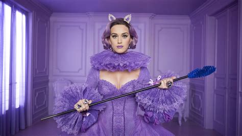 Wallpaper Katy Perry Cover Girl Violet Dress 2021 Desktop Wallpaper Hd Image Picture