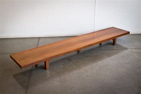 A coffee table is a long, low table which is designed to be placed in front of (or next to) a sofa or upholstered chairs to support beverages, magazines, books, decorative objects, and other small. Long low bench/ table by LANE by DestgnState on Etsy, $250.00 | Bench table, Bench, Home decor