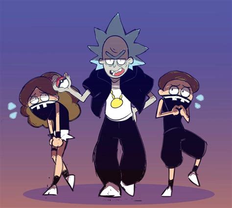 Rick Y Morty Versión Animefanarts Anime Amino