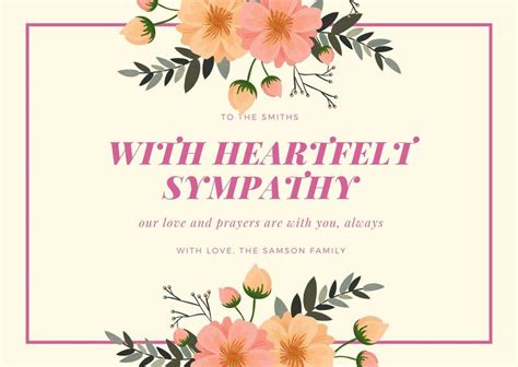 Condolence Cards Free Printable Free And Printable Custom Sympathy
