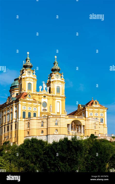 Benedictine Monastery In Melk Lower Austria Austria Stock Photo Alamy