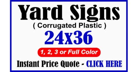 Cheap Yard Signs Bandit Signs Custom Lawn Sign Campaign Sign Yard Signs