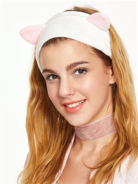 Cute Cat Ear Elastic Velvet Headband Velvet Headband Headband Styles