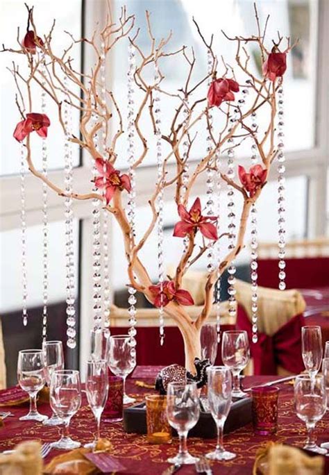 Manzanita Branches Wedding Centerpieces Ideas Tall Wedding
