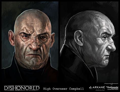 Dishonored Overseer Cedric Peyravernay Concept Art Characters