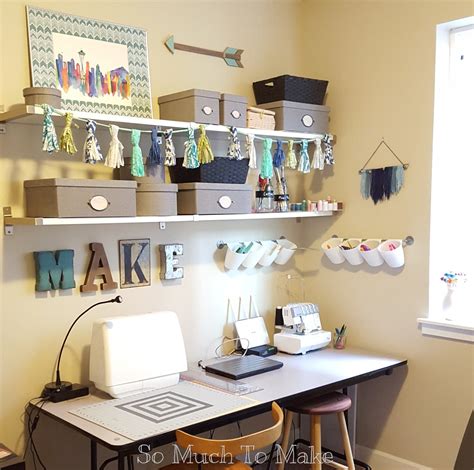 Small Space Sewing Room Makeover So Much To Make