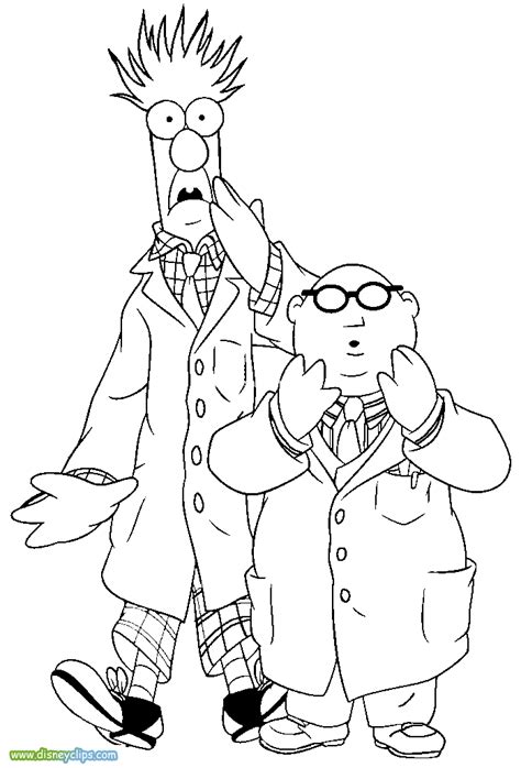 Beaker Muppet Coloring Pages Coloring Pages For All Ages Coloring Home
