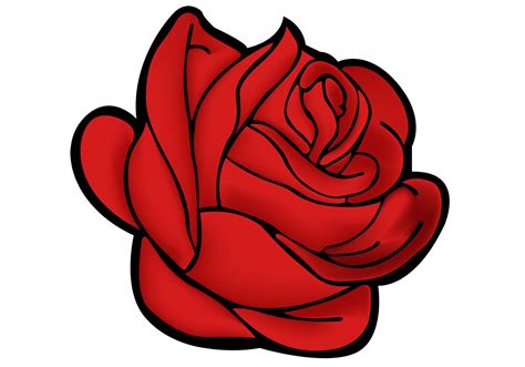Red Rose Vector Free Vector Art At Vecteezy
