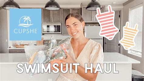 cupshe swimsuit try on haul affordable swimwear under 30 summer 2020 youtube