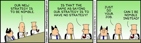 The Dilbert Strip For November 15 2012 Can I Be Nimble Instead