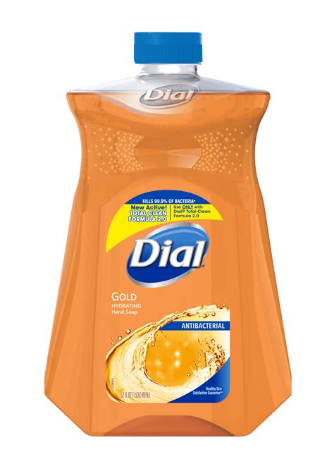 Dial Antibacterial Liquid Hand Soap Refill Gold 52 Ounce