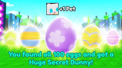 How To Find All 100 🥚easter Eggs🥚 And Get Huge Easter Bunny In Pet