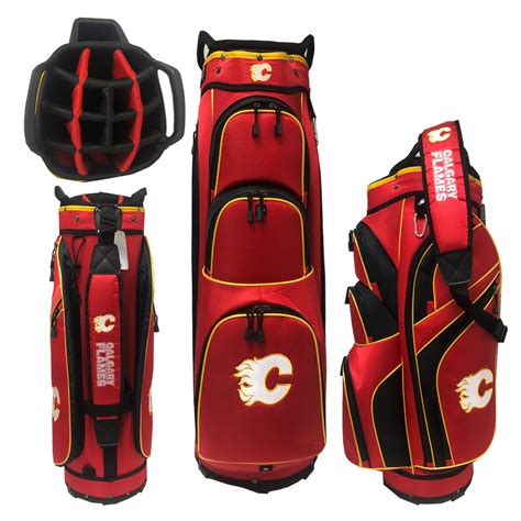 Nhl Golf Cart Bag Calgary Flames Caddypro Golf Products