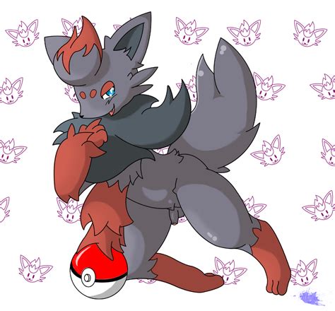 Rule 34 Anthro Color Fur Furry Kneeling Male Male Only Nude Penis Poke Ball Pokemon Smile Solo